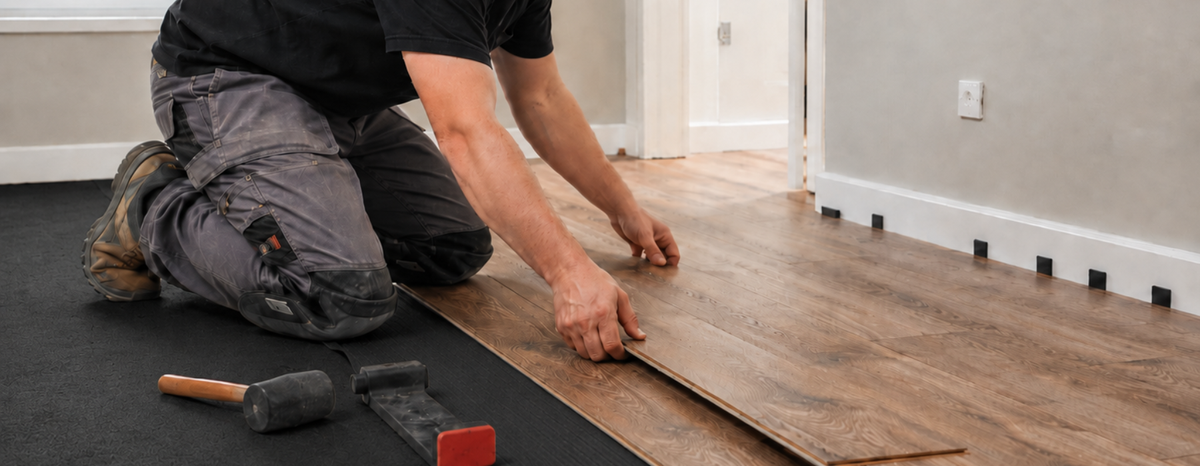 Professional laminate flooring installation in Austin TX - 1800x700